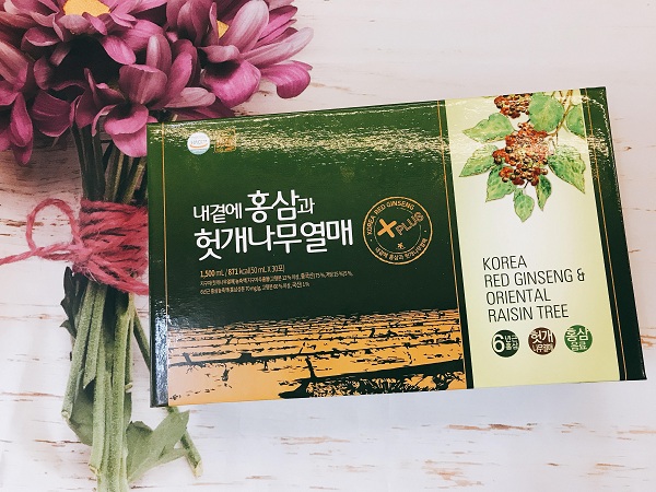 Nước Bổ Gan Hồng Sâm Korea Red Ginseng & Oriental Raisin Tree